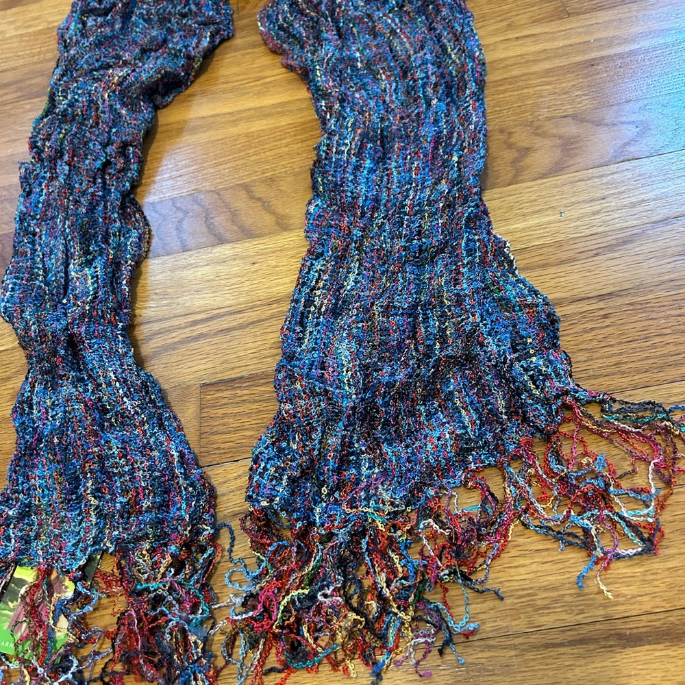 Multicolor Knit Scarf - Picture 2 of 7